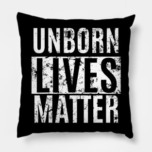 Unborn Lives Matter Anti-abortion Pro-Life Fetus Pillow