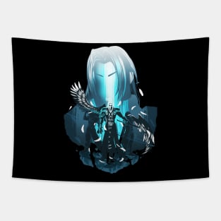 Man with Black Cape v2 Tapestry