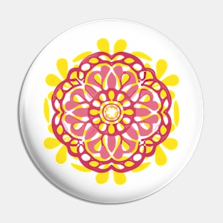 mandala Clamber Paintmandala Creep Pencil Pin