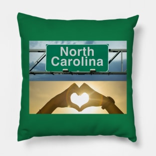 Loving North Caroline Pillow