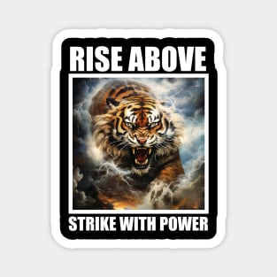 Rise Above Strike with Power Motivation Fitness Magnet