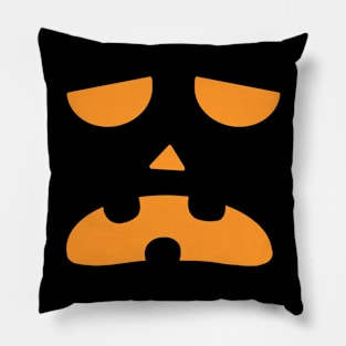 Lonely Pumpkin Carving Pillow