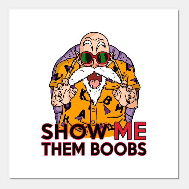 Master Roshi Pervert Dragonball Z Poster E Stampa Artistica