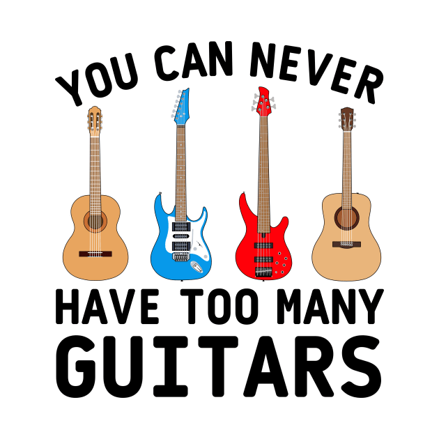 Guitar bass acoustic classic electric by Cute Tees Kawaii