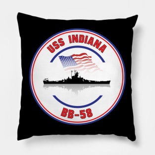 USS Indiana BB-58 Pillow