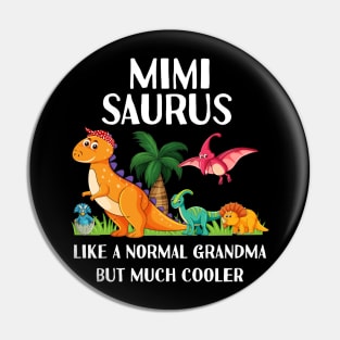 Mimisaurus Mimi Grandma Saurus Women Dinosaur Matching Pin