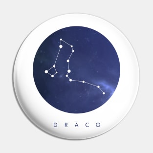 Draco Constellation Pin