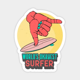 World's okayest surfer Magnet