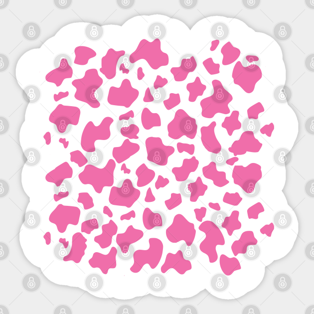 Cute Strawberry Cow Print Strawberry Cow Sticker Teepublic Cow slicing strawberry illustration, banana flavored milk, dairy cow, 3d computer graphics, food png. cute strawberry cow print