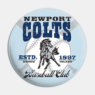 Newport Colts Baseball Pin