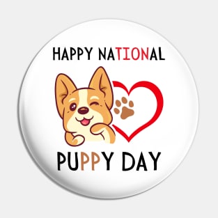 Happy National Puppy Day, Puppy Day 2023 Pin