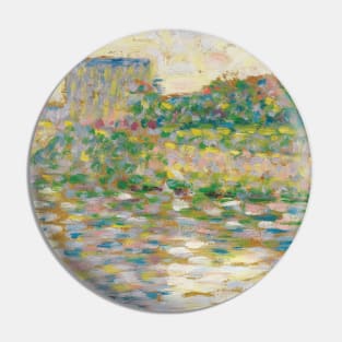 The Seine at Courbevoie by Georges-Pierre Seurat Pin