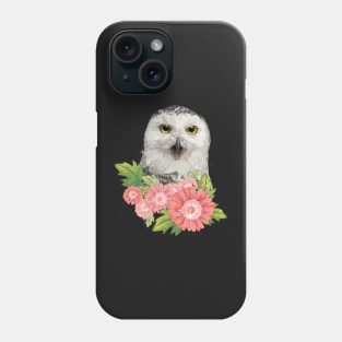 Snowy owl Phone Case