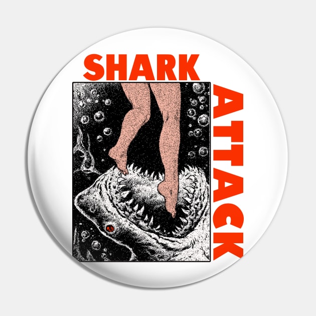 Jaws shark attack Pin by psninetynine