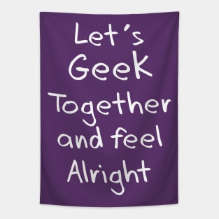 Funny Geek Tapestry