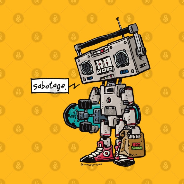 Boombox Bot 3000 by ramseyprojekt