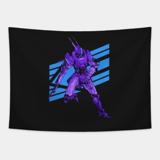 Jackrabbot Purple Blue Tapestry