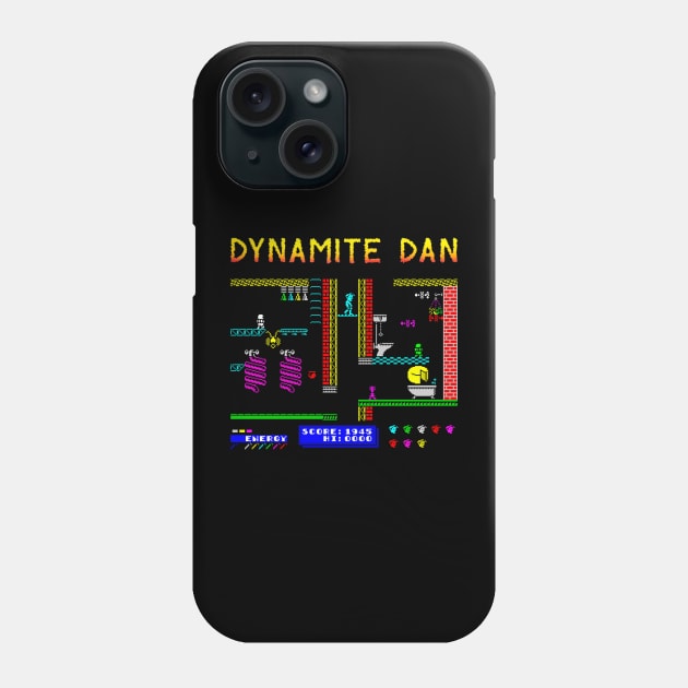 Mod.3 Arcade Dynamite Dan Video Game Phone Case by parashop