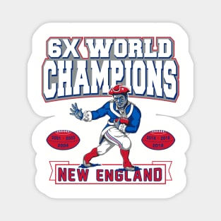 Patriots 2019 Championship Graphic 4 Magnet