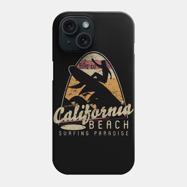 California Surfer Phone Case by VintageArtwork