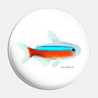 Cardinal Tetra Fish Pin