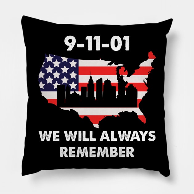 We Will Always Remember Pillow by sanavoc