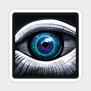 Elephant Eye Art Magnet