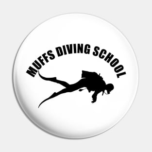 Muffs Diving School Pin