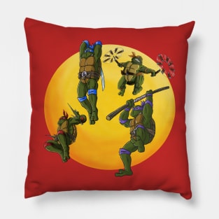 TMNT Jump Attack Pillow