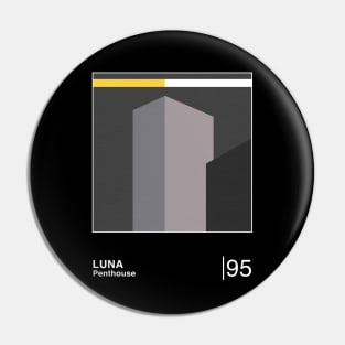 Luna // Minimalist Graphic Artwork Design Pin