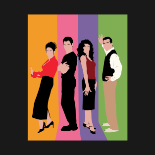 Will and Grace colorful T-Shirt