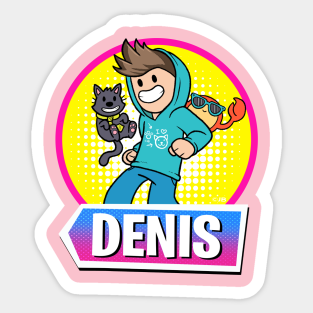 Denis Roblox Stickers Teepublic - denis daily decal roblox
