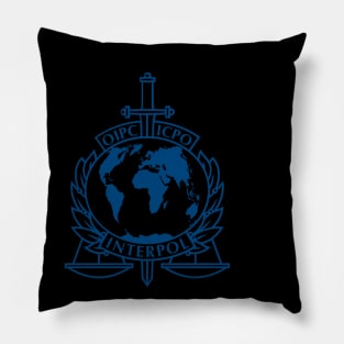 INTERPOL International Criminal Police Organization Pillow