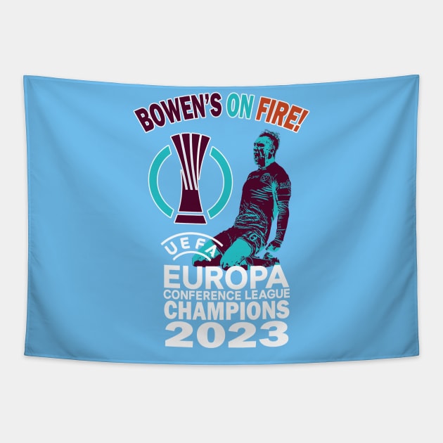 Cockney Euro Champions 2 - BOWEN'S ON FIRE! Tapestry by OG Ballers