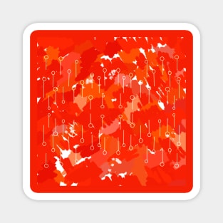Orange coded design Magnet