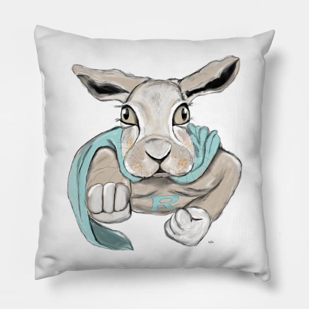 super rabbit Pillow by msmart