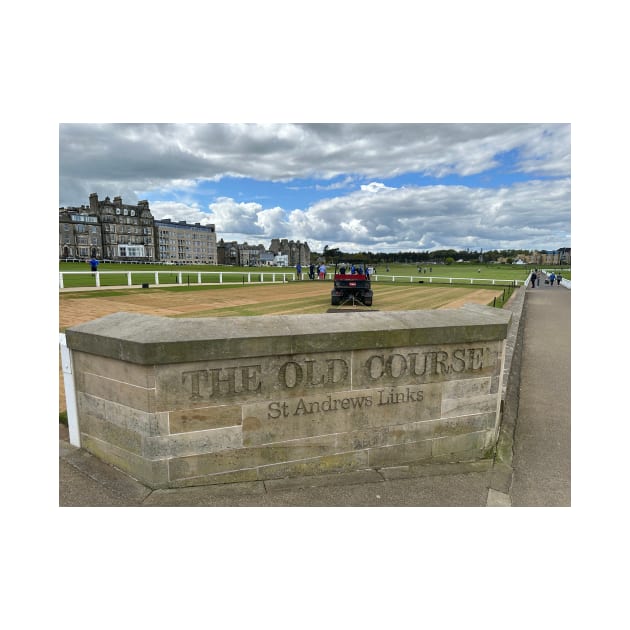 the Old Course, St Andrews , Fife Scotland by goldyart