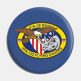 VFA-122 Flying Eagles - Rhino Pin