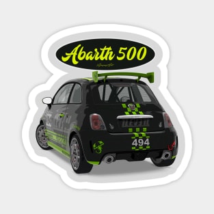 ABARTH 500 494 Back Magnet