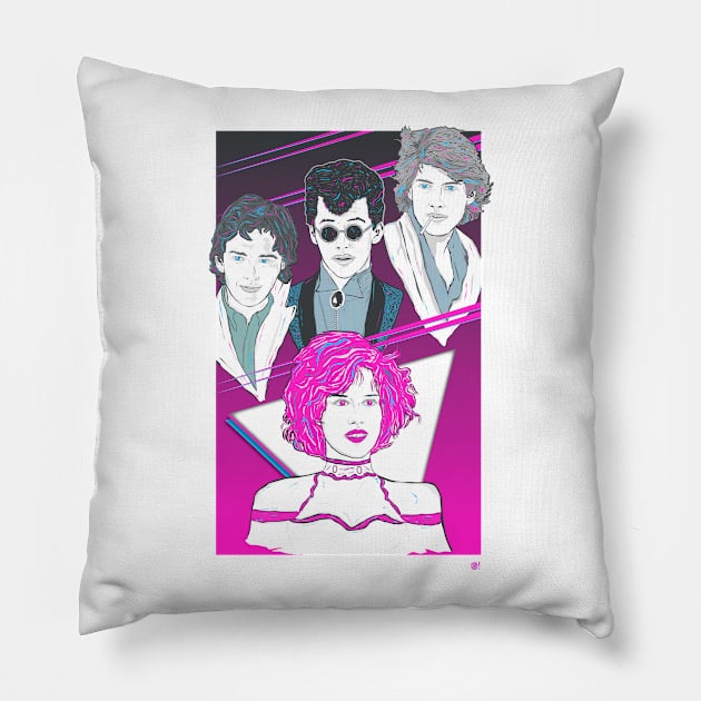 Pretty In Pink - Pink Variant Pillow by MonkeyBubble