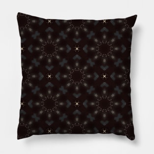 Black and White subtle circular dots - WelshDesignsTP002 Pillow