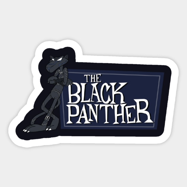 BLACK PANTHER Shirt' Sticker