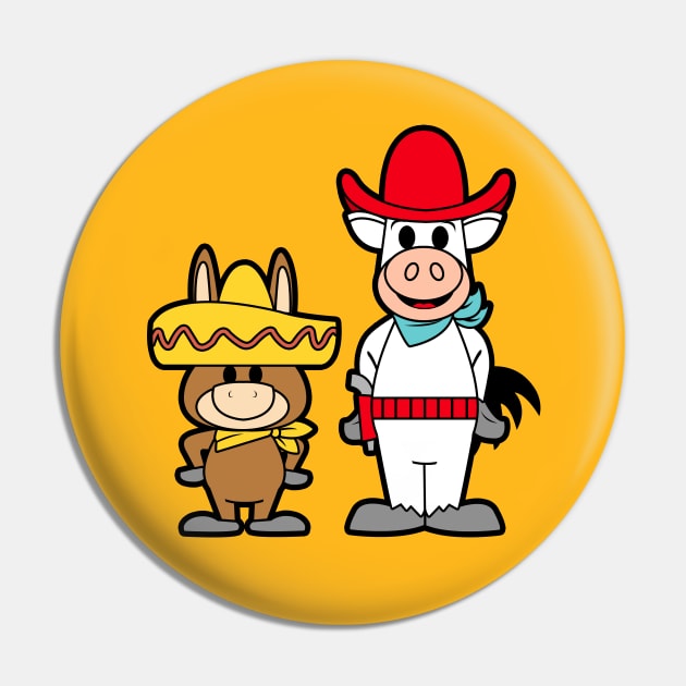 Quick Draw Mcgraw and Baba Looey Pin by nataliawinyoto