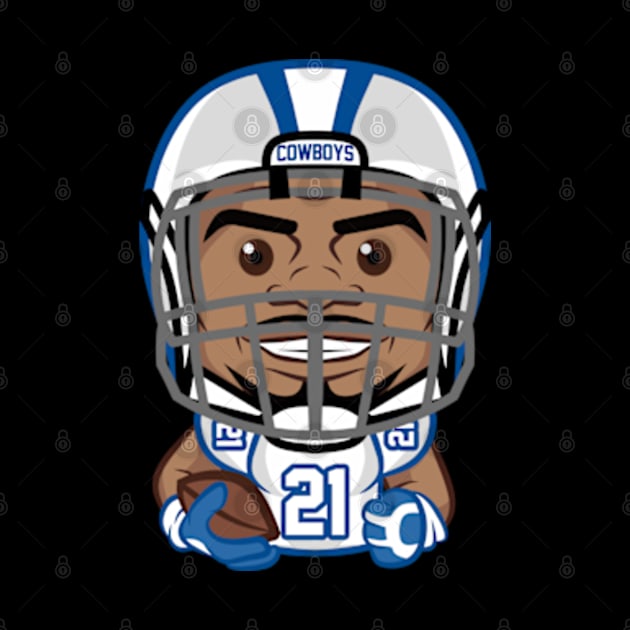 Ezekiel Elliott by Mudahan Muncul 2022