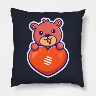 Cute honey bear Pillow