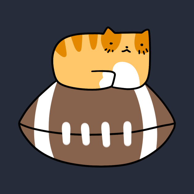 Little Kitty and Football by saradaboru