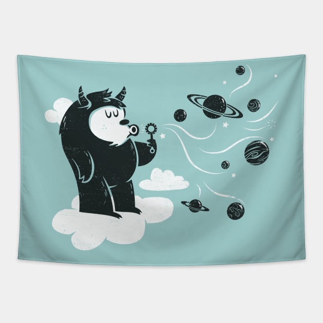 Universal Fun Tapestry by littleclyde