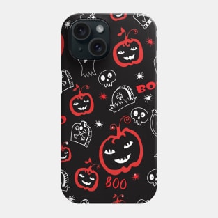 Jack Skellington  at nightmare before christmas, Jack smile and tim burton pattern Phone Case