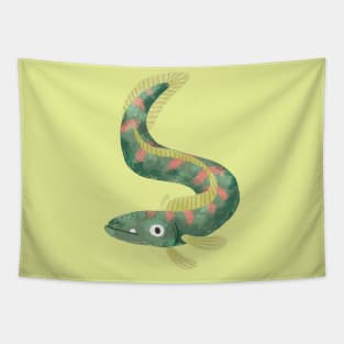 Little Green Eel Tapestry