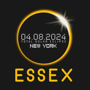 ESSEX New York Total Solar Eclipse April 8 2024 New York T-Shirt